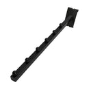 20 Pc GLOSS BLACK 6 Ball 16-1/2'' Gridwall Square Tube Waterfall Store Clothes Hanger Display