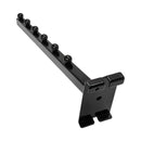 20 Pc GLOSS BLACK 6 Ball 16-1/2'' Gridwall Square Tube Waterfall Store Clothes Hanger Display