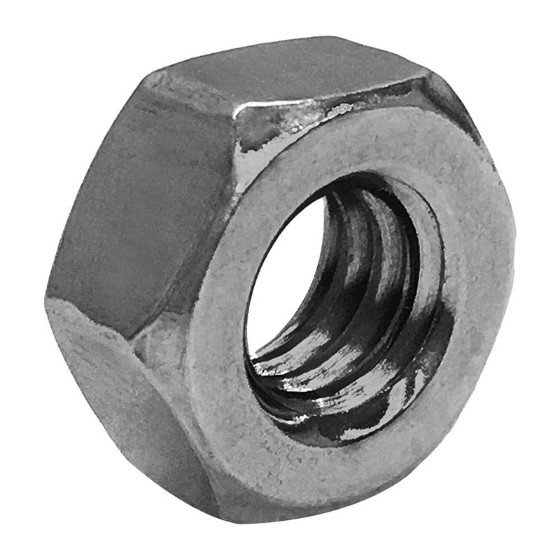 20 Pc LEFT Stainless Steel Hex Nut Type 316 Size 1/4" -20 UNC