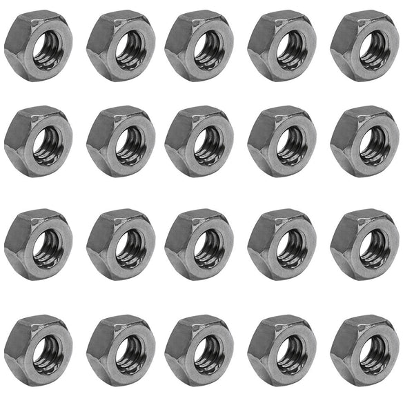 20 Pc RIGHT Stainless Steel Hex Nut Type 316 Size 1/4" -20 UNC