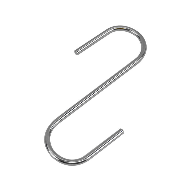 20 Pc Stainless Steel 3'' S Hook Hooks Clips Retail Fixture Display Bathroom Kitchen Coat