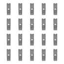 20 PCS CHROME Gridwall Utility  Hook Picture  Hanger Grid  Panel Notch Display