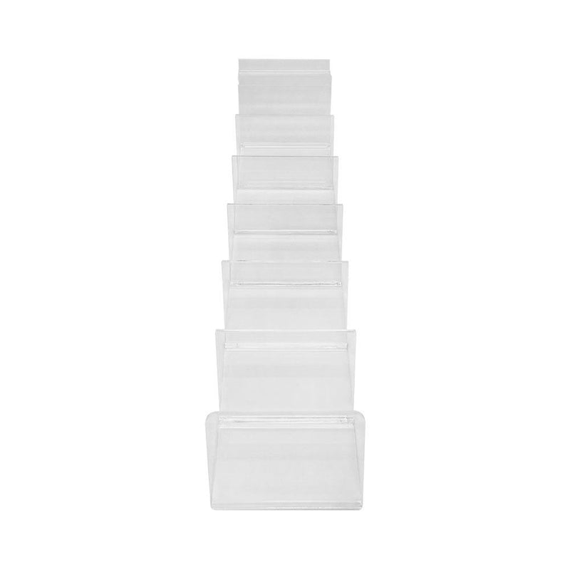 20'' x 4'' Slatwall Lucite Clear Acrylic Clutch Display Fixture