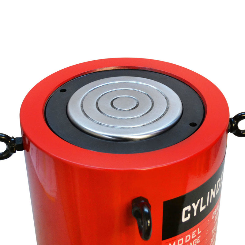 200 Ton Hydraulic Cylinder 2" (50mm) Stroke Jack Ram 185mm Closed Height