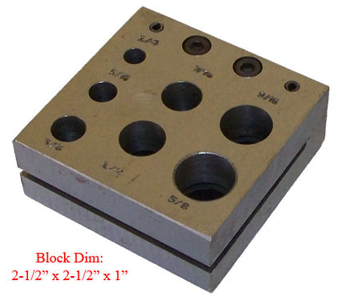 21 PC Disc Cutter Convex Concave Puncher Cutter 1-4" to 5-8"