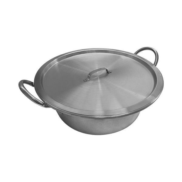 21'' Stainless Steel Cazo With Lid Pot Pan Wok Gas Stove burner Cook