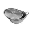 21'' Stainless Steel Cazo With Lid Pot Pan Wok Gas Stove burner Cook