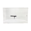 21''L x 7-1/2''W x 13''H Acrylic Security Case Sliding Back Door Display Case