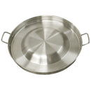 22'' Wide Stainless Steel Concave UP Comal Griddle Pan Cook Grill Fry Pan Large