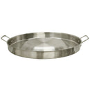 22'' Wide Stainless Steel Concave UP Comal Griddle Pan Cook Grill Fry Pan Large