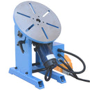 110V welding positioner turntable table with foot pedal and adjustable tilt for metal fabrication
