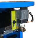 110V Welding Positioner Turntable Table, 0–135° Tilt with Foot Pedal, 220–480 lbs Load Capacity, Heavy Duty Welder Rotary Table for Welding and Fabrication