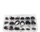 225 pc Snap Retaining Ring Assortment Kit 18 Popular Size 1-1-4'' - 1-4'' Rings