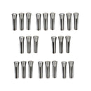 23 PC 1/16'' - 3/4''  Precision R8 Collet Set Harden Machinist Tool