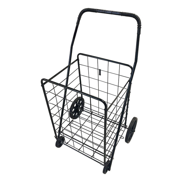 23'' x 16'' x 40-1/2'' Large Foldable Single Basket Grocery Shopping Cart Trolley