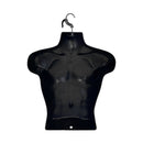 23''H Injection Molded Male Shirt Form Body Mannequin Swivel Hook