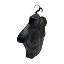 23''H Injection Molded Male Shirt Form Body Mannequin Swivel Hook