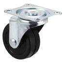 24 Pc 2'' Swivel Caster wheels Rubber Base With Top Plate And Bearing