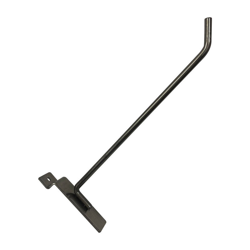 24 Pc 8'' Raw Steel Slatwall Hook Hooks Retail Display Wire Metal Hanger