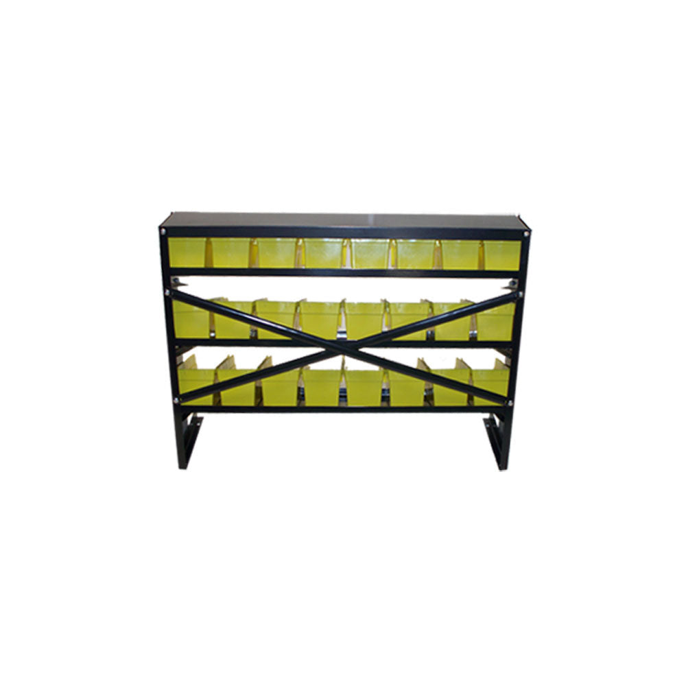 24 Removable BINS RACK Parts Accessories Storage Organizer Bench Top-END DC