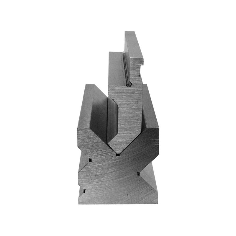 24" Combo 4-Way 2-3-8" x 2-3-8" V-Die + Punch Block Press Brake Solid Steel