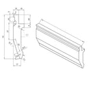 24" Combo 4-Way 2-3-8" x 2-3-8" V-Die + Punch Block Press Brake Solid Steel