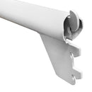 24" White Industrial Pipe Rack Hangrail Retail Display Clothes Hanger