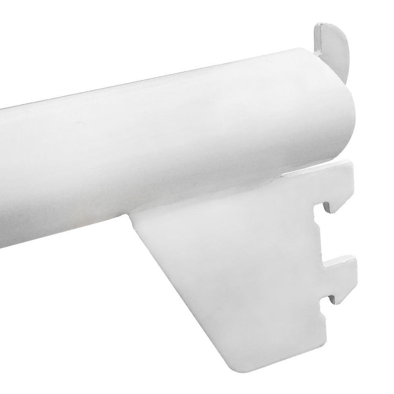 24" White Industrial Pipe Rack Hangrail Retail Display Clothes Hanger