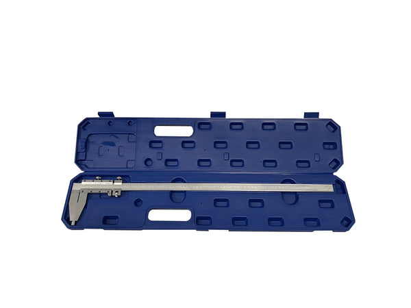 24" / 60cm (600mm) Inch Metric Heavy Duty Vernier Caliper Ruler with Case