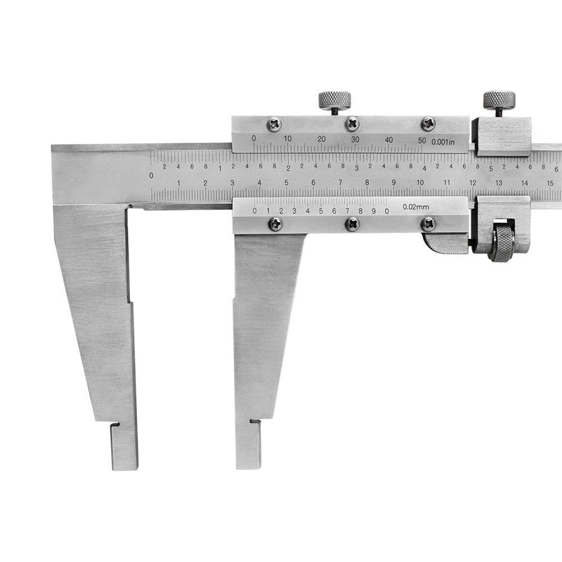 24" / 60cm (600mm) Inch Metric Heavy Duty Vernier Caliper Ruler with Case