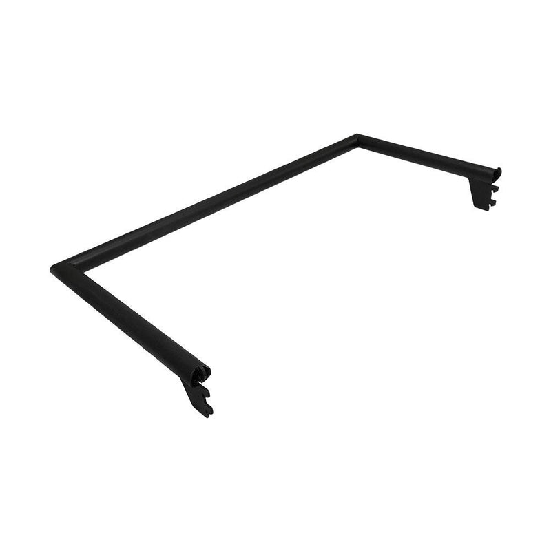 24'' Matte Black Industrial Pipe Rack Hangrail Retail Display Fixture Clothes Hanger