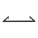 24'' Raw Steel Finish Industrial Pipe Rack Hangrail Retail Display Fixture Clothes Hanger