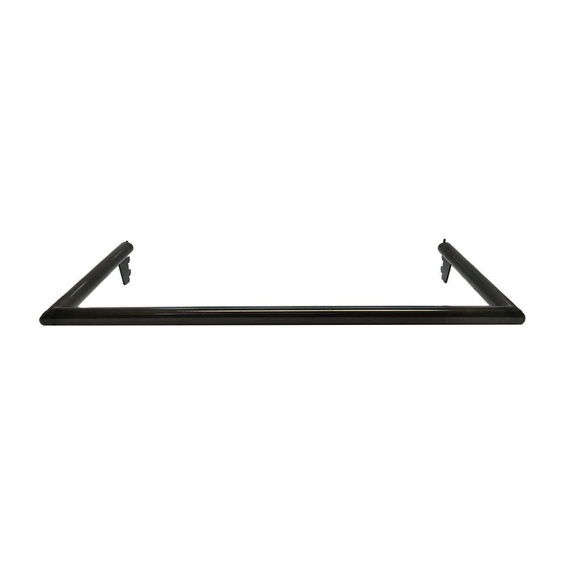 24'' Raw Steel Finish Industrial Pipe Rack Hangrail Retail Display Fixture Clothes Hanger