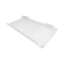 24'' x 10-1/2'' Lucite Clear Acrylic Slatwall Slant Shelf Retail Display Fixture
