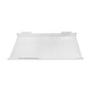 24'' x 10-1/2'' Lucite Clear Acrylic Slatwall Slant Shelf Retail Display Fixture