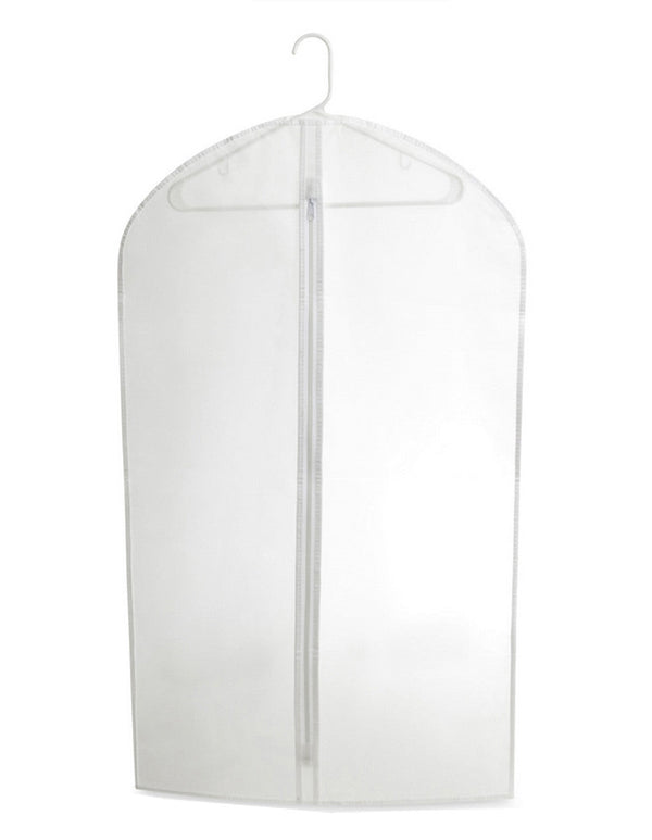24'' x 40'' Clear Vinyl Suit Bag Garment Bags with Zipper for Travel