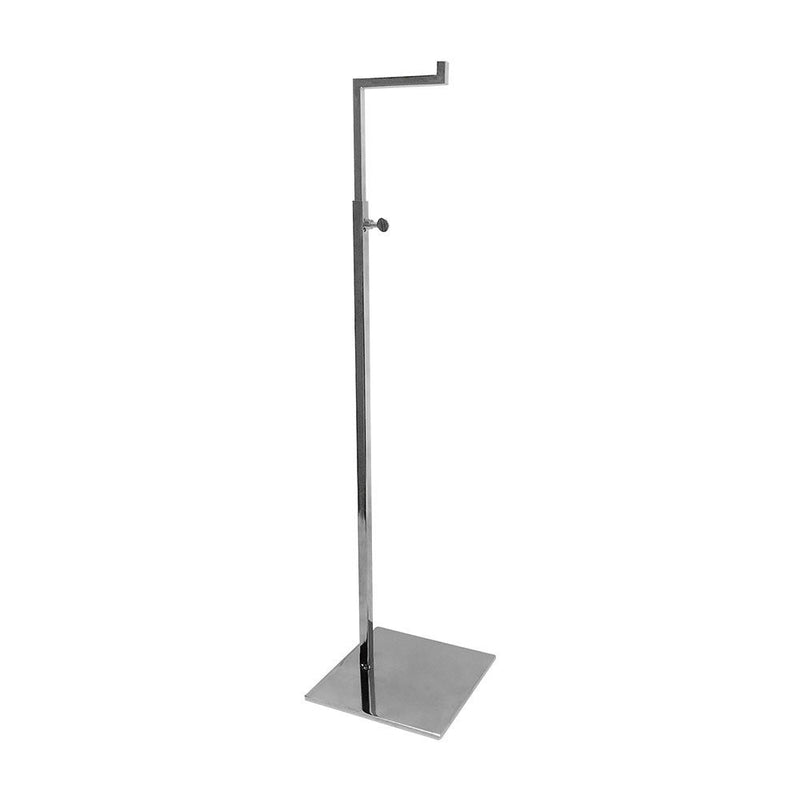 24-1/2''H Chrome L Shape Adjustable Necklace Stand Retail Store Display Fixture