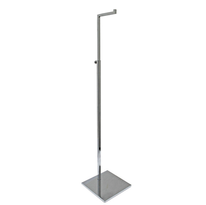 24-1/2''H Chrome L Shape Adjustable Necklace Stand Retail Store Display Fixture