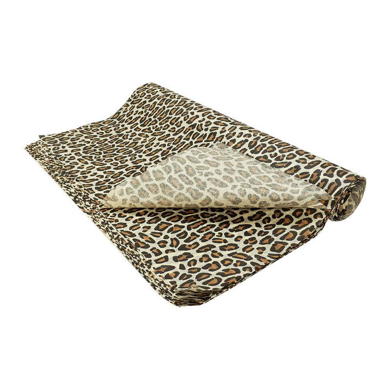 240 Pc 20'' x 30'' Safari Big Cat LEOPARD Print Tissue Paper Gift Wrapping Tissues