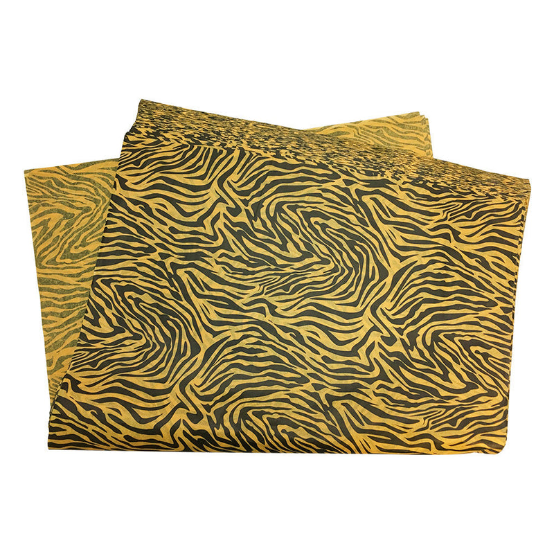 240 Pc 20'' x 30'' TIGER SKIN Animal Pattern Print Tissue Paper Gift Wrapping Tissues