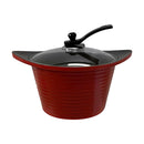 24cm (9-1-2'') Non-Stick 3D Ceramic Stock High Pot Cookware 5.2L Made in Korea