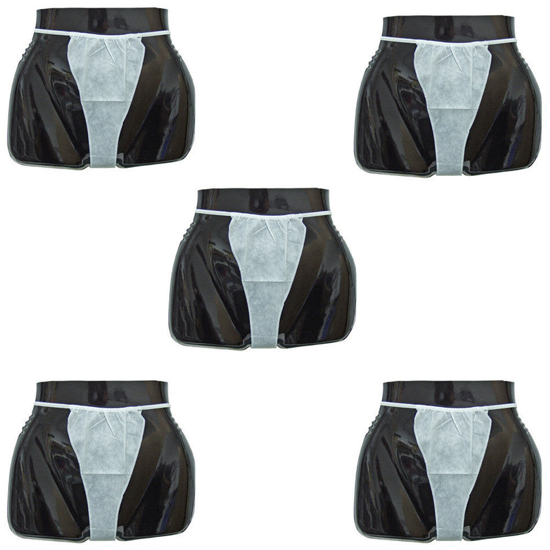 25 Pc Disposable Bikini Panties Spa Disposable Underwear for Dressing Room, Spa Wax Thong