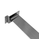 25 PC 12" Chrome Slatwall Hangrail Bracket Hold 1-1/4"  Round Tube Retail Display