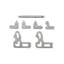 25 PC Fraction Radius Gage Set 1-64 - 1-2" Machinist Tool Inspection Gauge