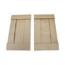 25 Pc Kraft Pinstripe 24'' x 14'' x 4'' Two Piece Apparal Gift Boxes