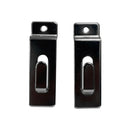 25 Pcs Chrome Single Notch Slatwall Hook Hooks Retail Display Metal Picture Hanger
