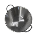 25''W x 13''H Carnitas Cazo Stainless Steel Caso Pot Pan Wok Gas Stove