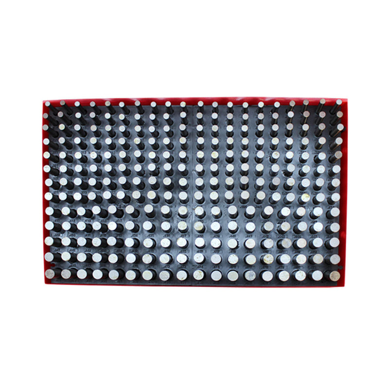 250 Pc M2 .251-0.500'' Steel Plug Pin Gage Set Minus Plus Pin Gauges Metal Gage