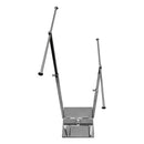 28-1/2''H Chrome Adjustable 2 Tier Jewelry Stand Retail Store Display Fixture