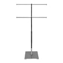 28-1/2''H Chrome Adjustable 2 Tier Jewelry Stand Retail Store Display Fixture